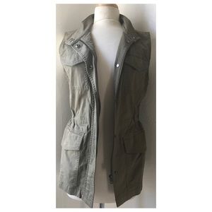 Banana Republic Army Green vest